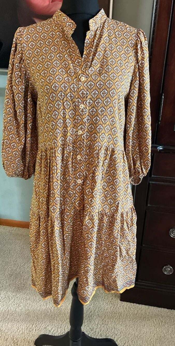 Max Studio Women's Printed Rayon Dress NWT Size S A726